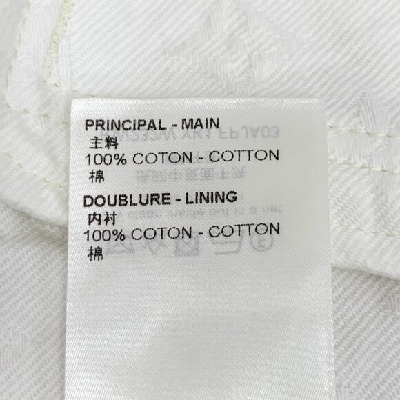 Louis Vuitton Nautical Collection 2023 White logo-embossed sleeveless denim vest - Picture 7 of 8